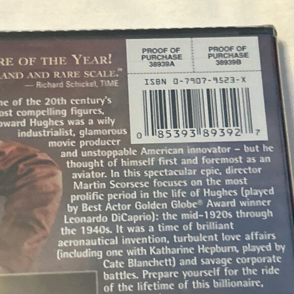 The Aviator (DVD, 2005, 2-Disc Set, Widescreen) Leonardo DiCaprio Sealed - Picture 7 of 7